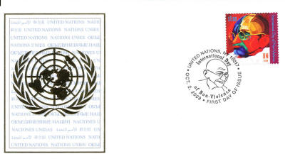 New stamps for the International Day of Non-Violence